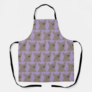 Tablier Chien Violet Pâle