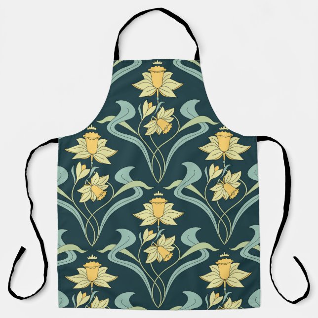 Tablier Chiens de mode : Motifs de vêtements mignons (Recto)