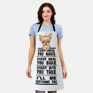 Tablier Chihuahua Chaque Snack Que Vous Faites