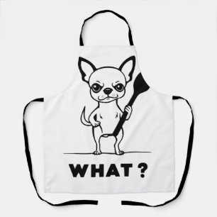Tablier Chihuahua Cuillère Surprise Drôle D'Art De Chien
