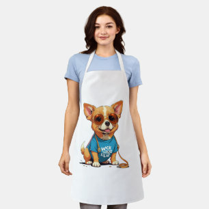 Tablier Chihuahua Dog Apron - Cadeau de Cuisine pour Amour