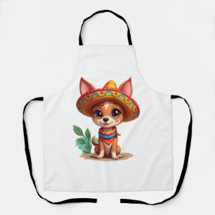 Tablier Chihuahua Mexique Cinco de Mayo Chien Drôle (