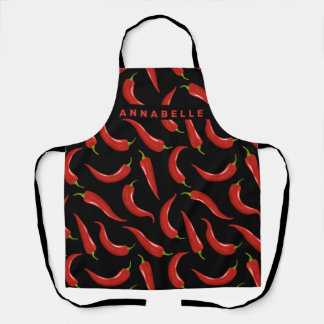 Tablier Chili Pepper Personnaliser Apron