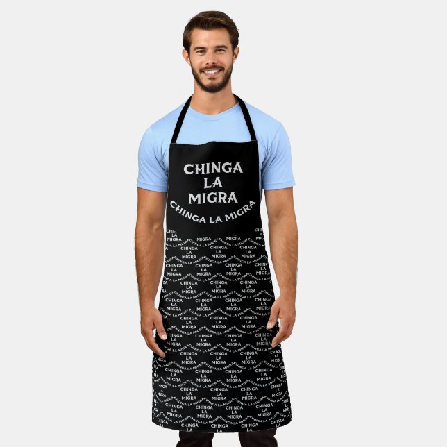 Tablier Chinga LA Migra (Porté)