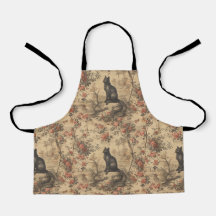 Chinoiserie Toile Rouge Chat Damassé