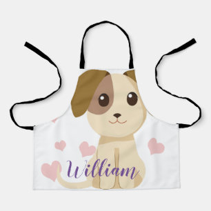 Tablier Chiot doux