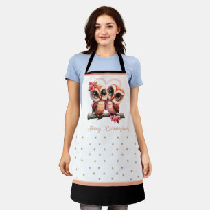 Tablier Chou mignonne paire dans amour Valentine noms pers