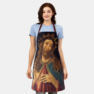 Tablier Christ couronné d'épines par Sandro Botticelli