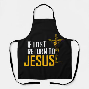 Tablier Christian Apron - En Cas De Perte Retour À Jésus
