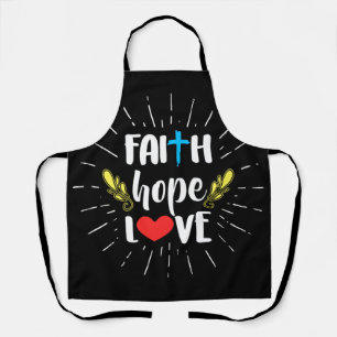 Tablier Christian Apron - Foi Hope Love