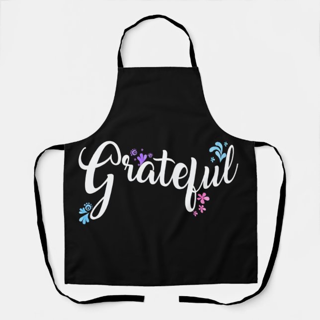 Tablier Christian Apron - Grateful (Recto)