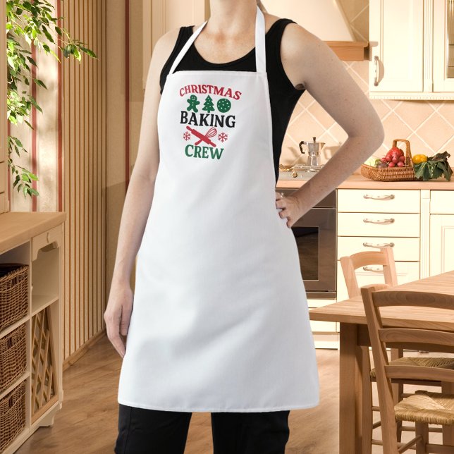Tablier Christmas Baking Crew Mom  (Créateur téléchargé)