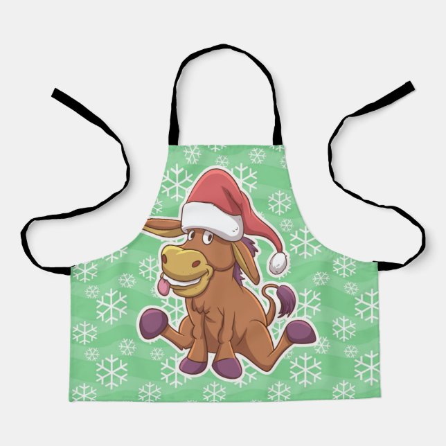 Tablier Christmas Donkey (Recto)