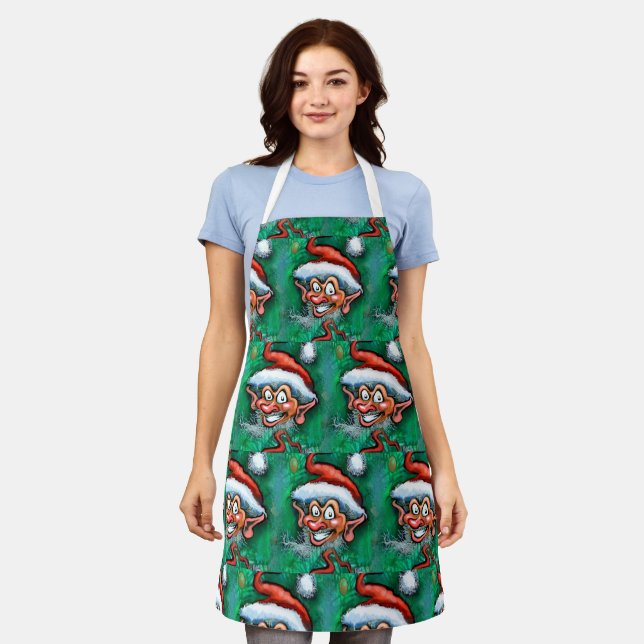 Tablier Christmas Elf (Porté)