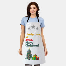 Christmas Jesus Apron