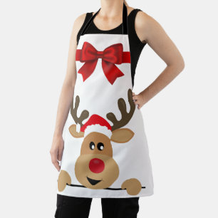 Tablier Christmas Reindeer mignonne