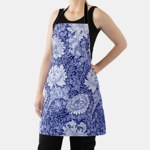 Tablier Chrysanthemum Blue, William Morris