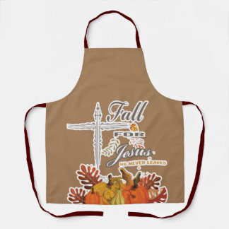 Tablier Chute pour Jésus il ne feuille jamais 1