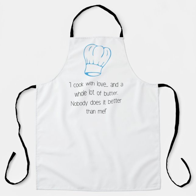 Tablier citation de cocina (Recto)