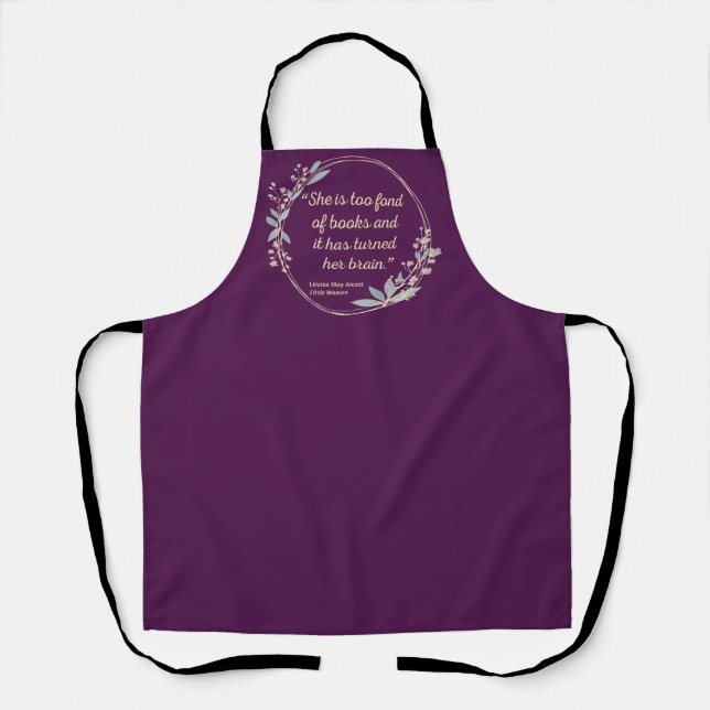 Tablier Citation de Little Women II - Style mignon (Recto)