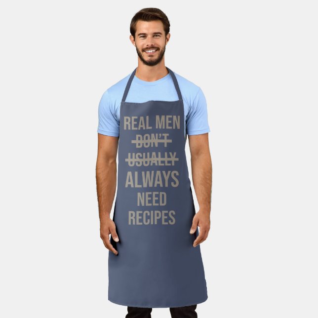 Tablier Citation de recettes amusante Chef Humour Gag cade (Porté)
