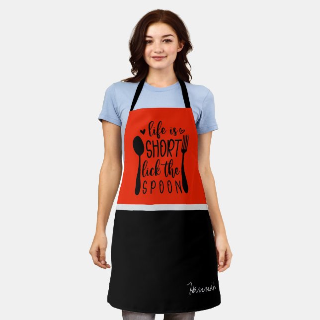 Tablier Citations de chef drôle Apron (Porté)