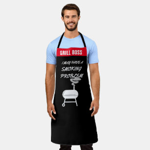 Tablier Citations de grill Funny personnalisées Slogan