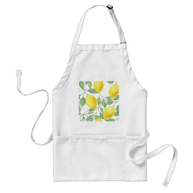 Tablier Citron d'aquarelle (Devant)