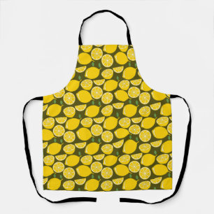 Tablier Citron Jaune Moderne Amusant mignon