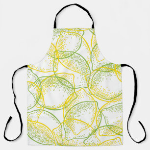 Tablier Citrons et Limes : Motif frais.