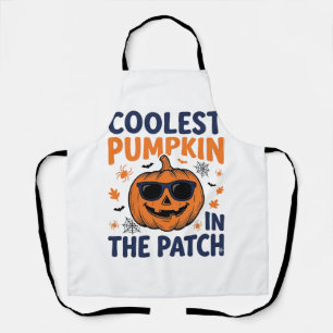 Tablier Citrouille la plus cool du patch Halloween Shirt_1