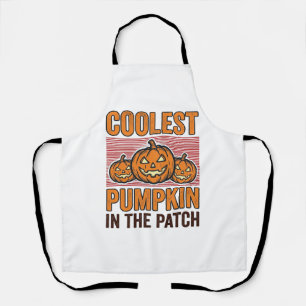Tablier Citrouille la plus cool du patch Halloween Vintage