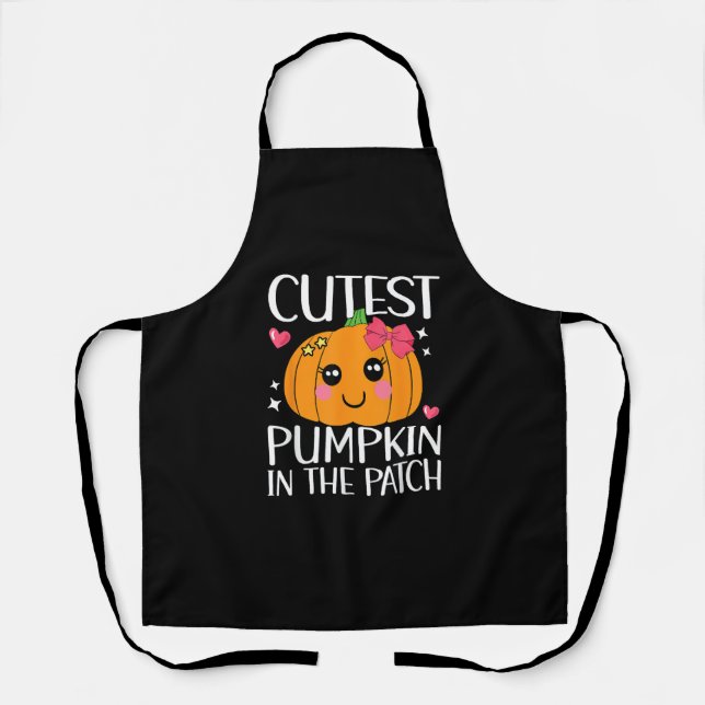Tablier Citrouille le plus froid dans le Patch Halloween T (Recto)