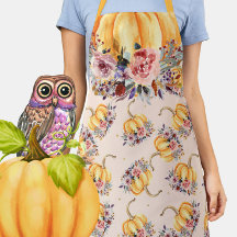 Citrouille pastel peach or polka dot fleurs chute