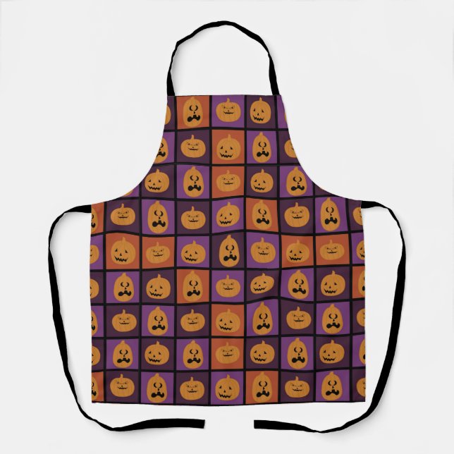 Tablier Citrouilles d'Halloween (Recto)