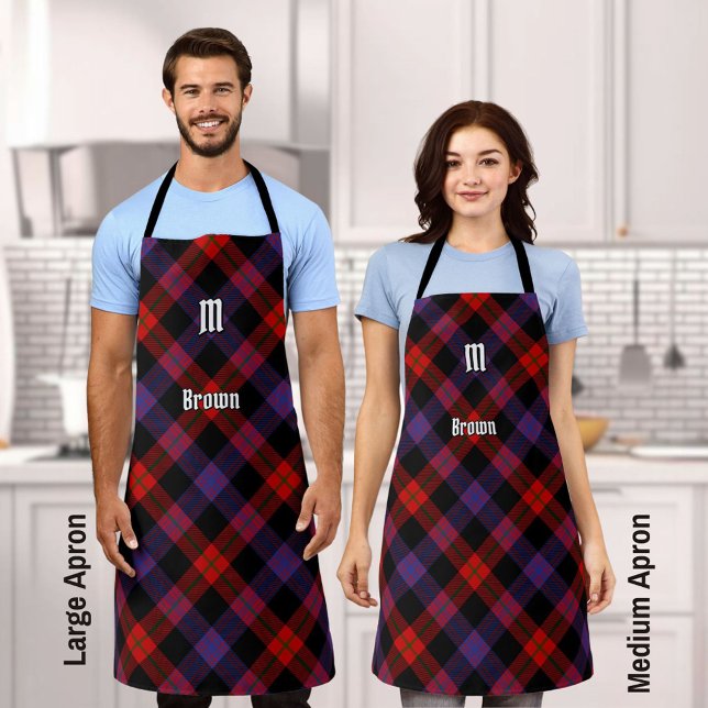 Tablier Clan Brown Tartan (Créateur téléchargé)