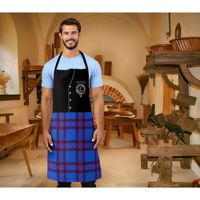 Tablier Clan Elliot Badge & Tartan Kilt (Créateur téléchargé)