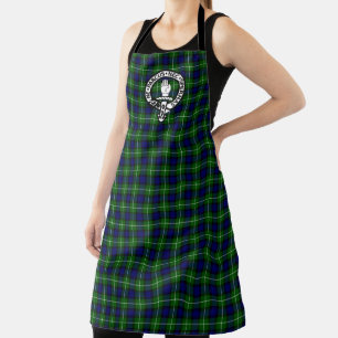 Tablier Clan Lamont Crest Badge & Tartan