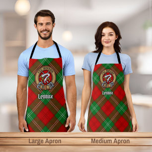 Tablier Clan Lennox Crest sur Tartan