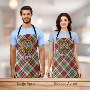 Tablier Clan MacAlister Crest sur la robe Tartan Apron