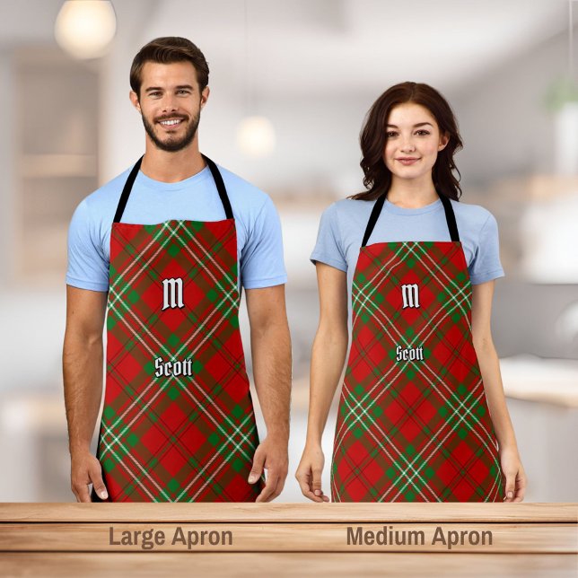 Tablier Clan Scott Red Tartan Apron (Créateur téléchargé)