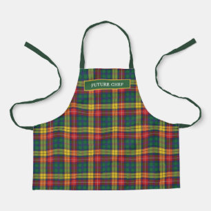 Tablier Clan Tartan personnalisé Buchanan Plaid Motif