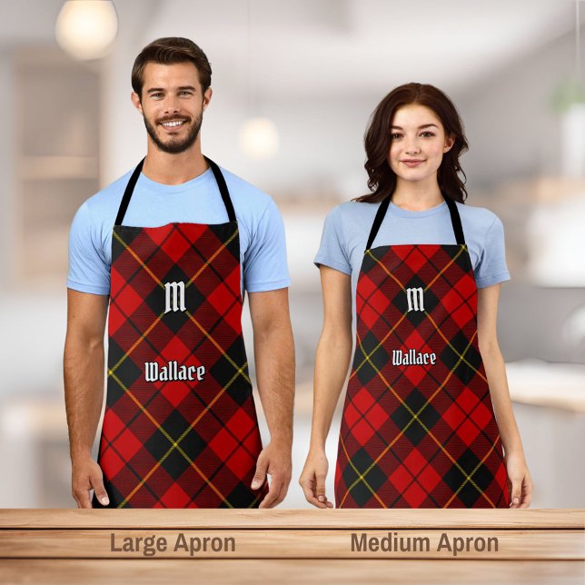 Tablier Clan Wallace Tartan Apron (Créateur téléchargé)
