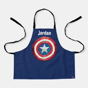 Tablier Classique des Avengers  Le Bouclier brossé du capi