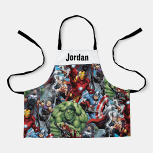 Tablier Classiques Avengers   Hulk menant les Avengers