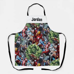 Tablier Classiques Avengers   Hulk menant les Avengers