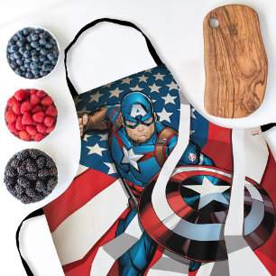 Tablier Classiques des Avengers Captain America avec des
