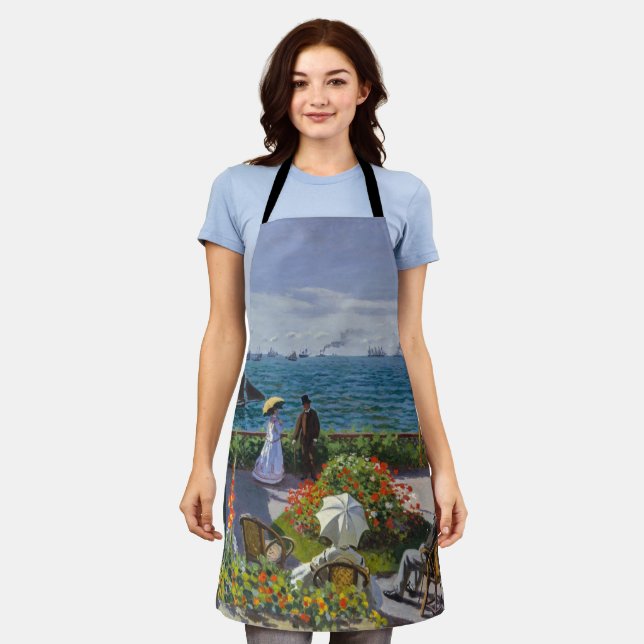 Tablier Claude Monet - Jardin de Sainte-Adresse (Porté)