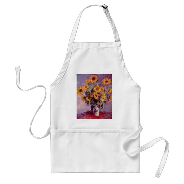 Tablier Claude Monet // Tournesols (Devant)