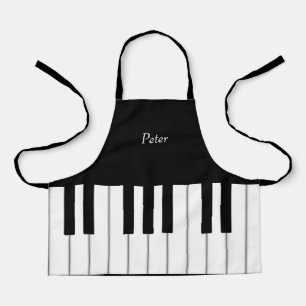 Tablier Clavier Piano Classique Musique Personnalisée pour